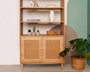 Hanah Home Jüt Bookshelf Color Roble